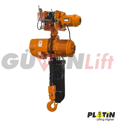 2 Ton Monoray Çift Hızlı Çift Zincirli Vinç