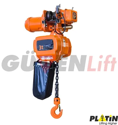 3 Ton Monoray Çift Hızlı Zincirli Vinç