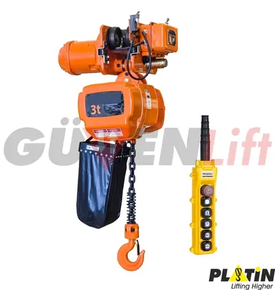 Monoray Zincirli Vinç 220, 380 ve 440 Volt
