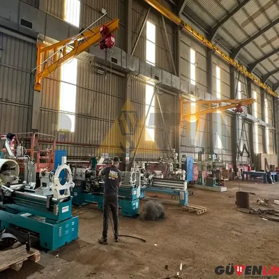 GVN200 Duvar Tipi Pergel Vinç 500kg – 5 Ton