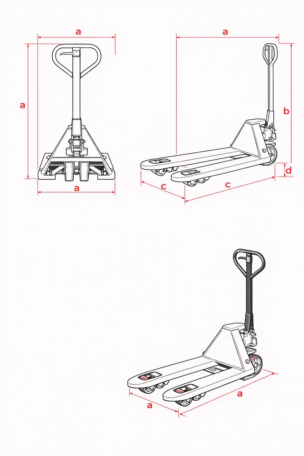 2.5 Ton Frenli Transpalet