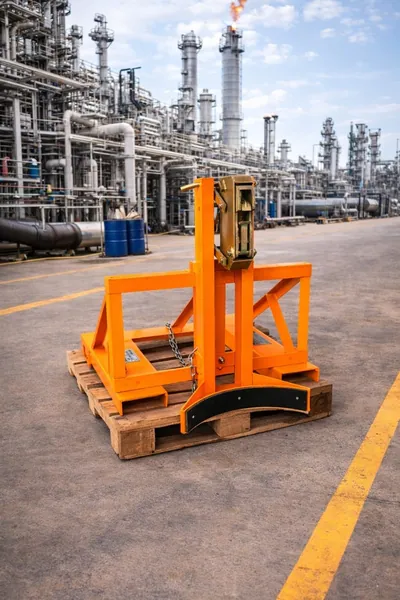 GVN212 Forklift Varil Taşıma Aparati Tekli