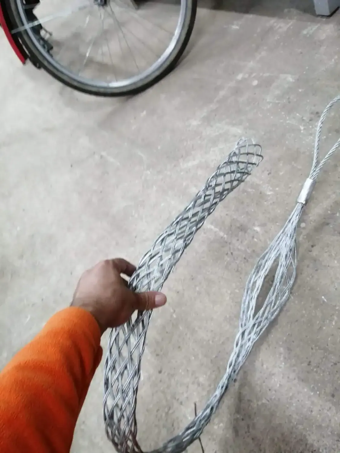 Ağzı Açık Galvanizli Kablo Çorabı 6-11 mm