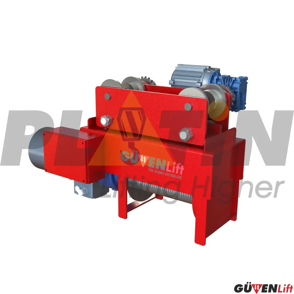 LVC 2 Ton Monoray Yarı Pro Halatlı Vinç