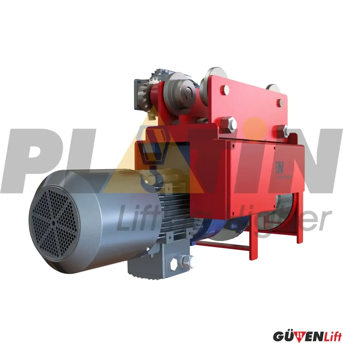 LVC 2 Ton Monoray Yarı Pro Halatlı Vinç