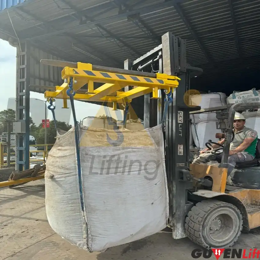 PLTNF Forklift Big Bag Çuval Kaldırma Aparatı