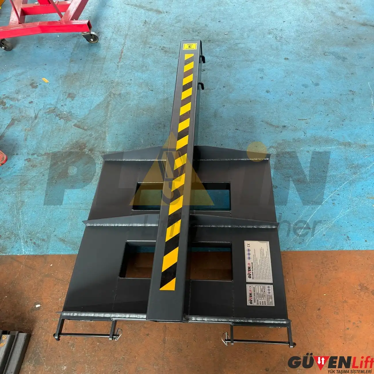 GVN201 Teleskobik Forklift Kancası 250kg - 3 Ton