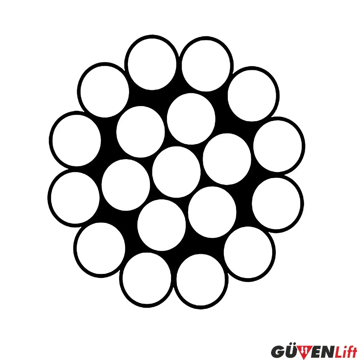 1x19 Sert Krom Çelik Halat 1 1 19 sert krom celik halat 1