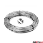 1x19 Sert Krom Çelik Halat - Görsel 3