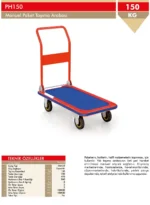 150 Kg Paket Taşıma Arabası Alüminyum - Görsel 2
