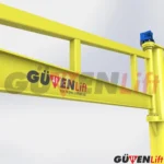 Guven Elektrikli Dönerli Pergel Vinç - Görsel 3