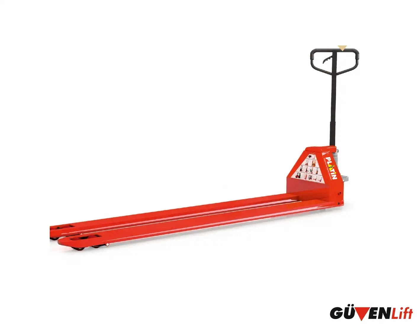 250-cm-manuel-transpalet PCL Uzun Çatal Transpalet 120 cm - 250 cm Arası Uzunluk - Görsel 1