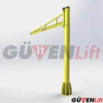 Guven Elektrikli Dönerli Pergel Vinç