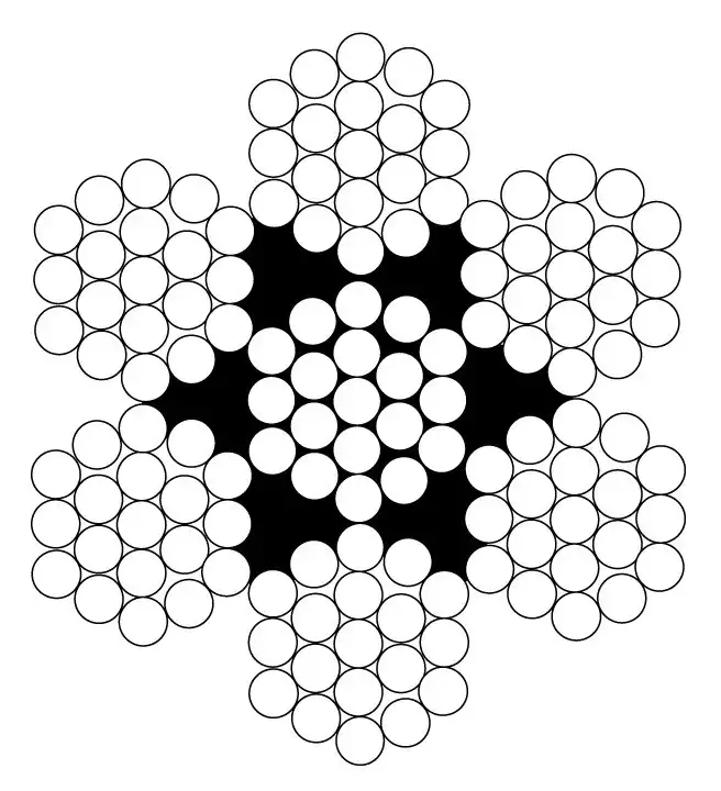7 19 paslanmaz krom celik halat teknik resim