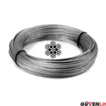 7x7 Paslanmaz Çelik Halat - Görsel 3