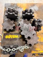 8mm Zincir Kasnağı 150mm Çap - Görsel 8