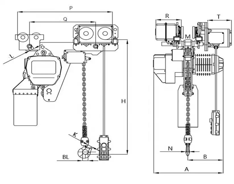 alcak tavan zincirli vinc teknik 5