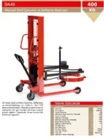 DA450 Varil İstifleme Makinesi - Görsel 3