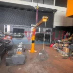 360 Derece Dönerli Mini Pergel Vinç - Görsel 5