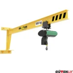 Duvara Monte Desteksiz Pergel Vinç