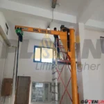 Elektrik Kol Dönüşlü Pergel Vinç GVN120 - Görsel 9