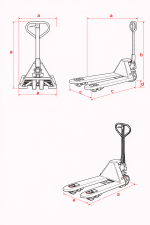 2.5 Ton Frenli Transpalet - Görsel 2