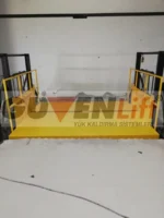 Geniş Hidrolik Yük Asansörü - Görsel 2