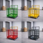 GVN222 Tekerlekli Personel Forklift Sepeti - Görsel 3