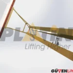 GVN416 Ağır Tip Portal Vinç Çift Ayak - Görsel 3