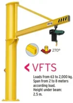 Hafif Özel C Profil Pergel Vinç Sistemi - Görsel 2