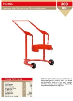 HD80A Varil Taşıma ve Çevirme Arabası - Görsel 4