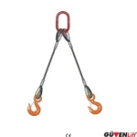 İki Bacaklı Kancalı Çelik Sapan