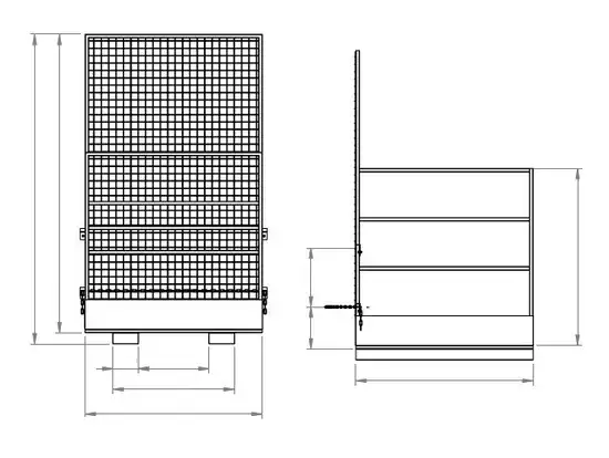 personel forklift sepeti 9 3