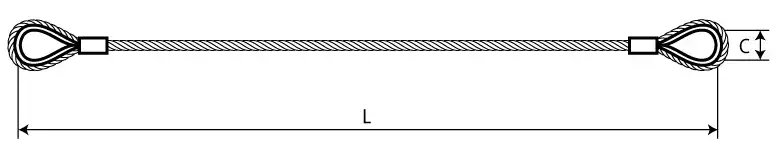 tek bacak radansali celik halat sapan 1 1
