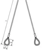 Tek Bacaklı Radansalı Çelik Sapan - Görsel 3