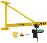 Üstten Destekli Kolon Tipi Pergel Vinç - Görsel 2