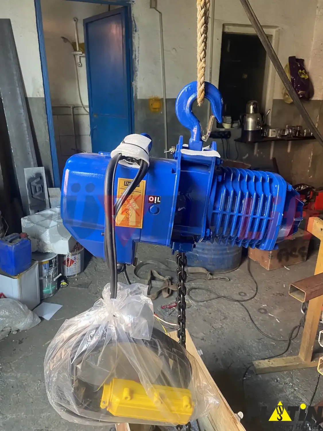1 Ton Sabit Zincirli Caraskal 380 Volt - Görsel 6