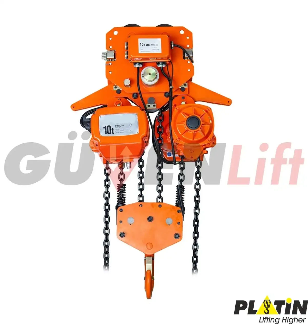 10-ton-monoray-zincirli-vinc-500-2 10 Ton Monoray Zincirli Vinç 380 Volt - Görsel 1