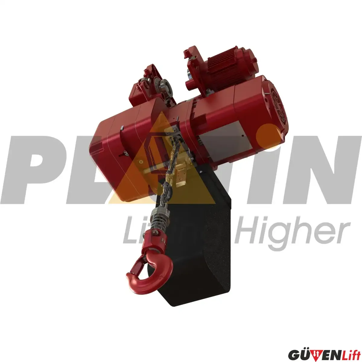 1 Ton Monoray Zincirli Vinç 380 Volt - Görsel 7