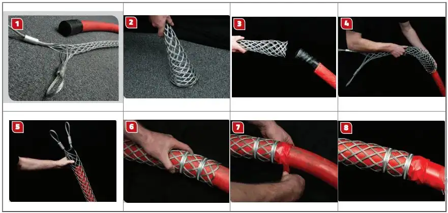 Ağzı Kapalı Kablo Çorabı Tek Kafa 12-150 mm 1 kablo corabi 8jpg